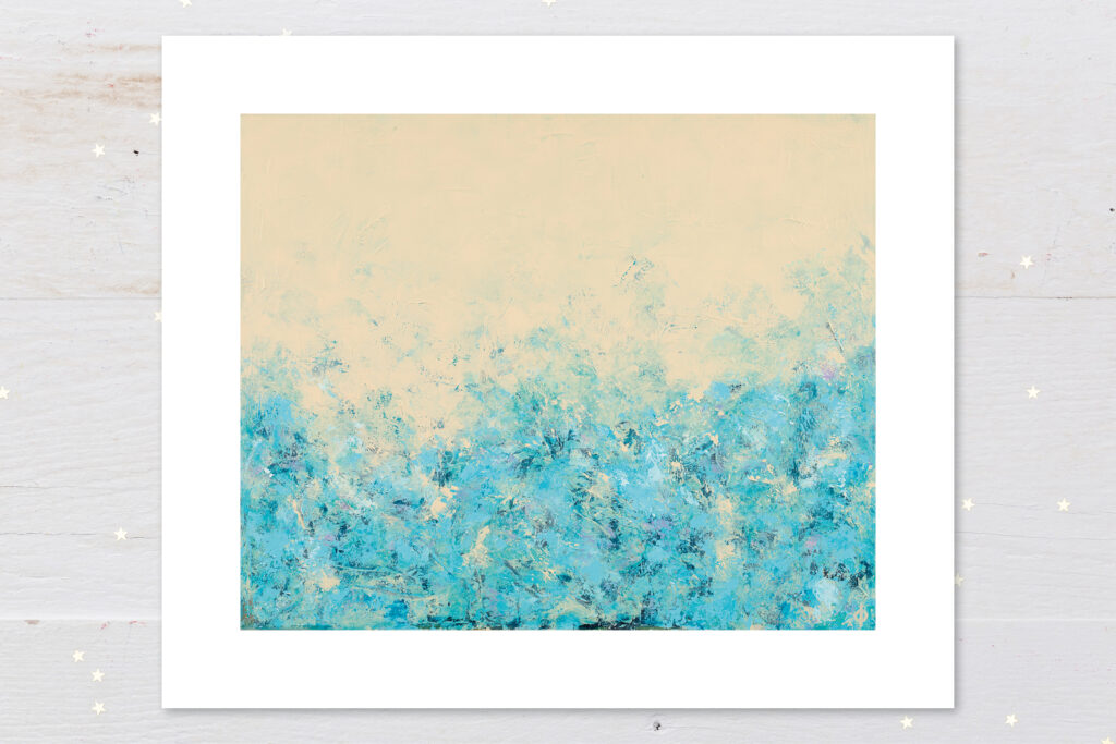 “Desert Rose – Blue” Fine Art Print